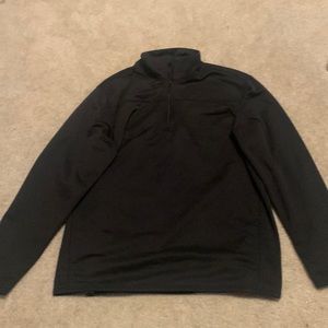 Large Black Timberland Quarter-Zip Jacket Sweater